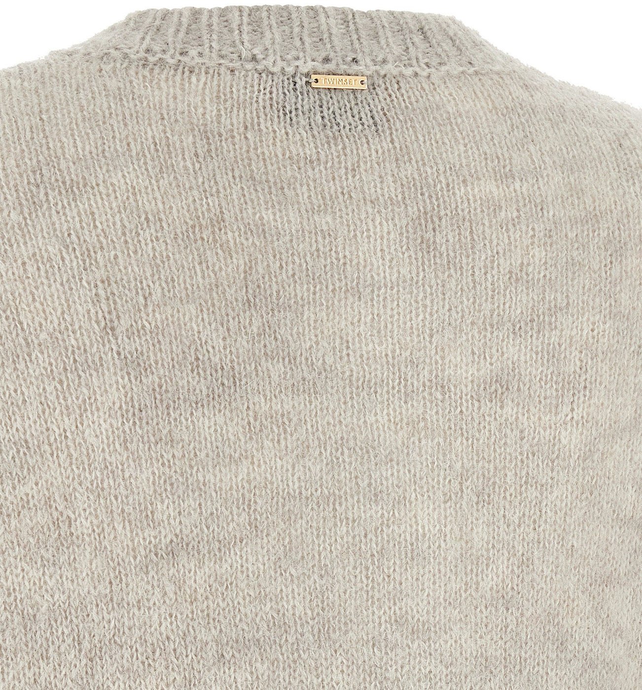Twinset Gray Polyamide Cardigan