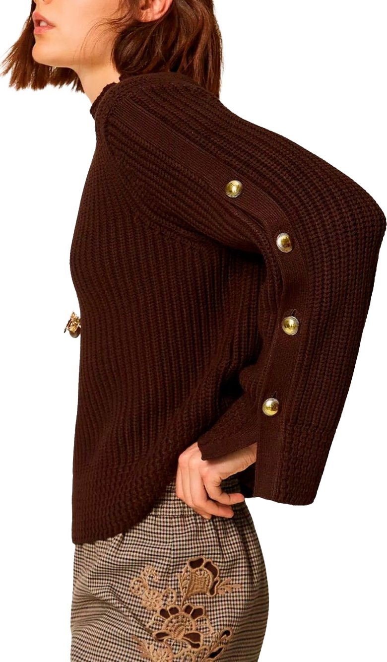Sweaters Darkness Brown