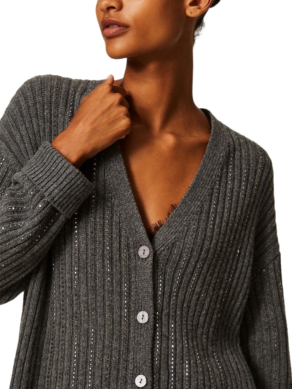 Sweaters Grigio Medio Melange