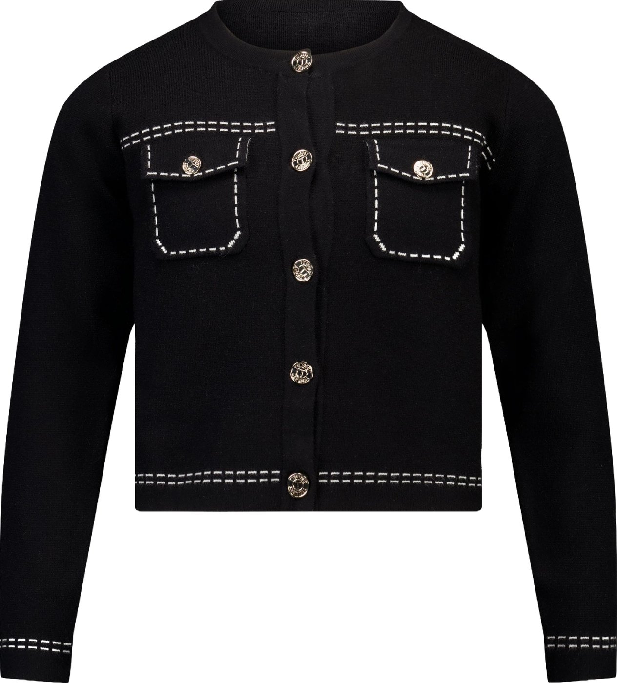Twinset Kinder Meisjes Vest In Zwart