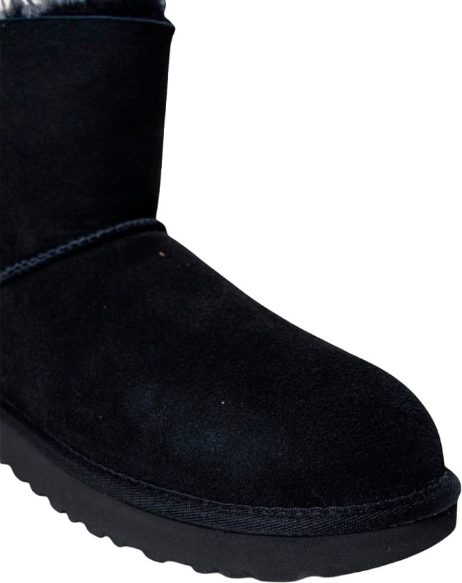 UGG Black Suede Leather Ankle Boots