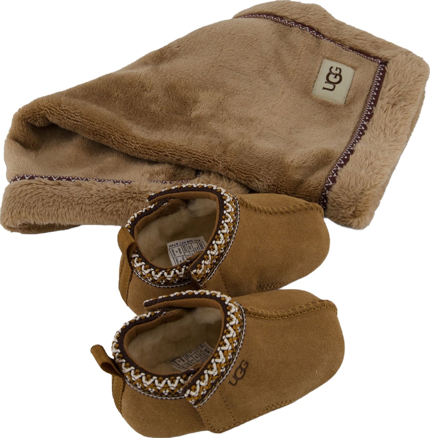UGG Tasman & Lovey Baby Unisex Schoenen In Camel