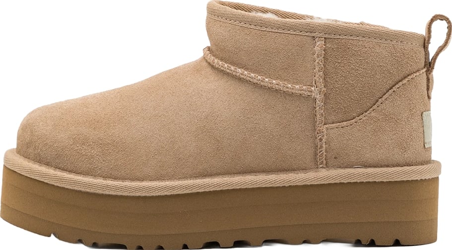 UGG Classic Ultra Mini Platform Boot 'Sand' (Kids)
