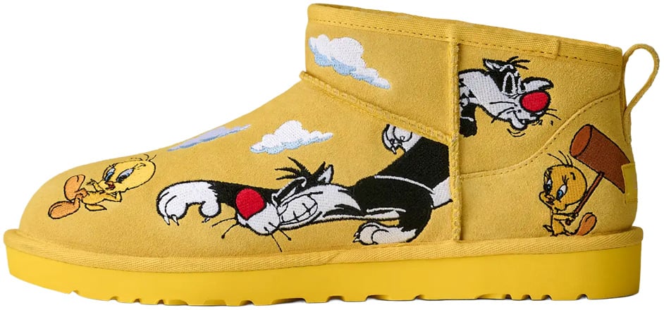 UGG Classic Ultra Mini Boot 'Palace x Looney Tunes Yellow'