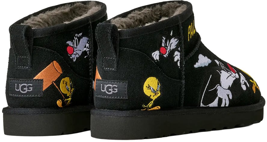 UGG Classic Ultra Mini Boot 'Palace x Looney Tunes Black'