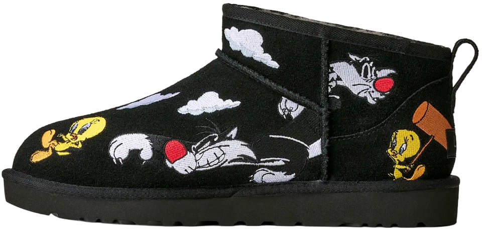 UGG Classic Ultra Mini Boot 'Palace x Looney Tunes Black'