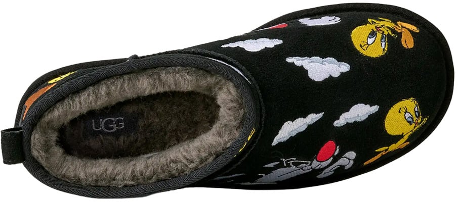 UGG Classic Ultra Mini Boot 'Palace x Looney Tunes Black'
