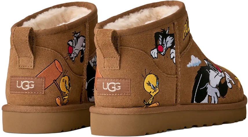 UGG Classic Ultra Mini Boot 'Palace x Looney Tunes Chestnut'