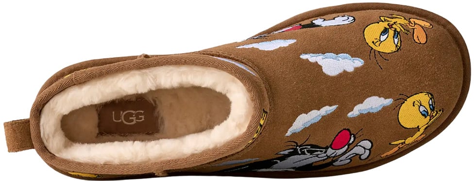 UGG Classic Ultra Mini Boot 'Palace x Looney Tunes Chestnut'