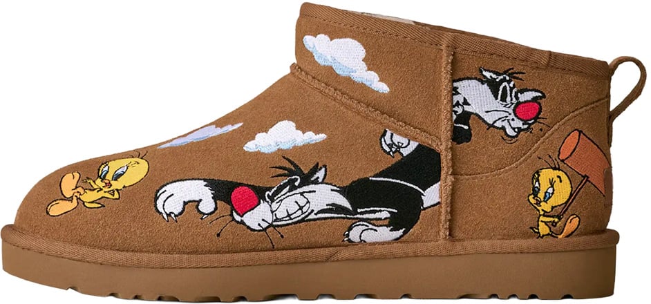 UGG Classic Ultra Mini Boot 'Palace x Looney Tunes Chestnut'