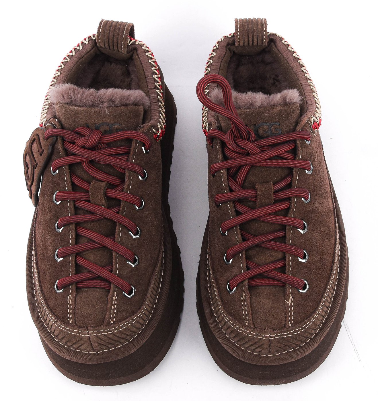 Heritage Lace Up Slipper Burnt Cedar