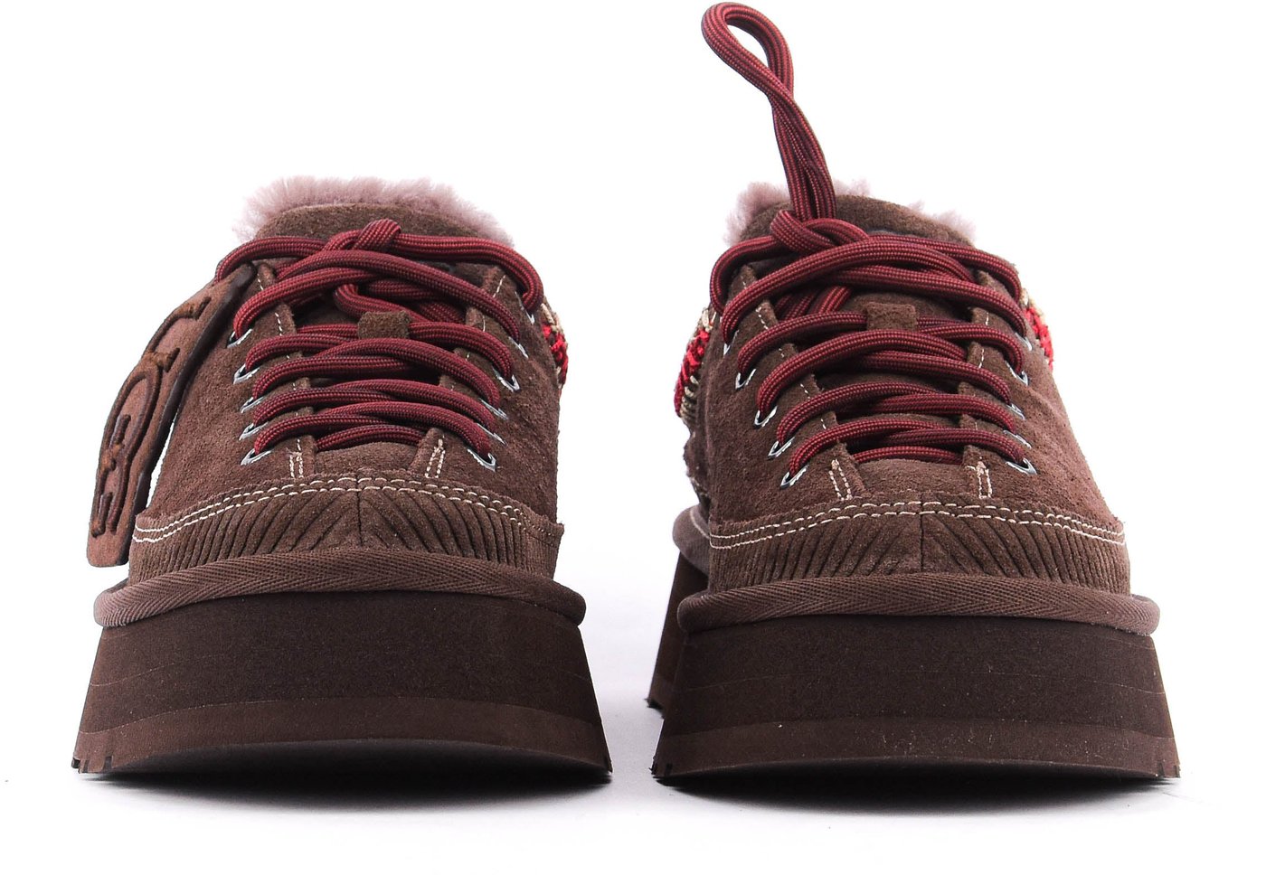 Heritage Lace Up Slipper Burnt Cedar