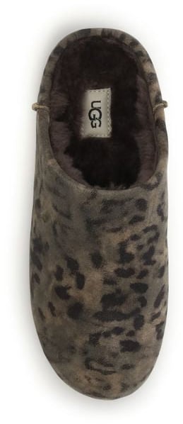 UGG Brown Suede Leather Mules