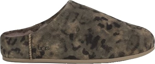 UGG Brown Suede Leather Mules