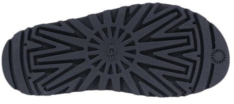 UGG Black Polyethylene Flat Sandals