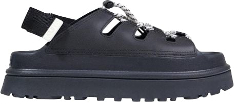 UGG Black Polyethylene Flat Sandals