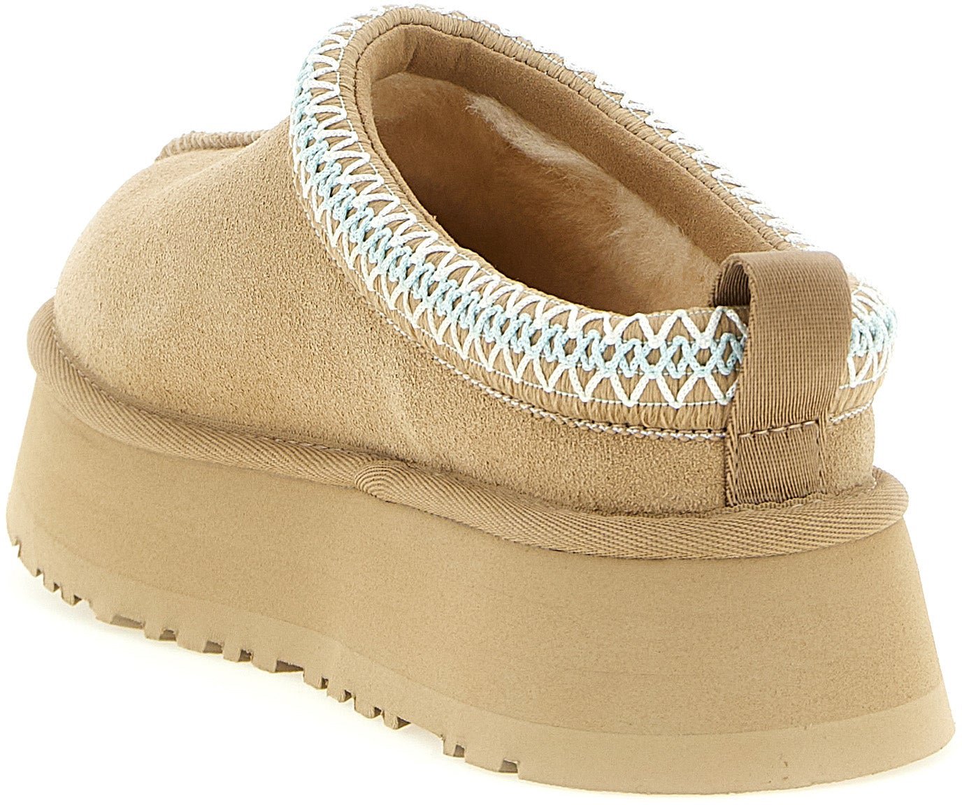 UGG Beige Leather Mules