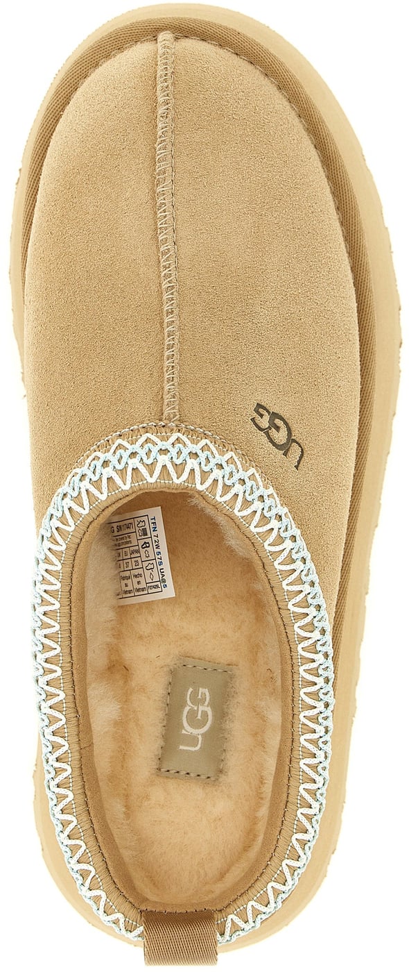 UGG Beige Leather Mules