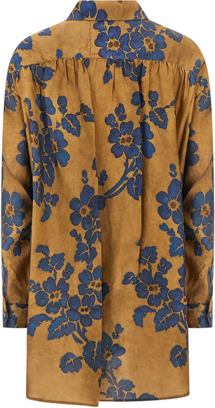 Uma Wang Printed viscose blend shirt
