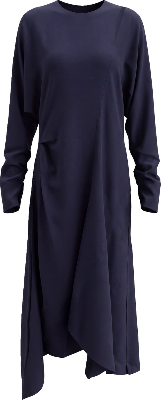 Long draped dress