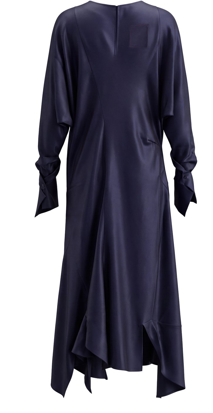 Long draped dress