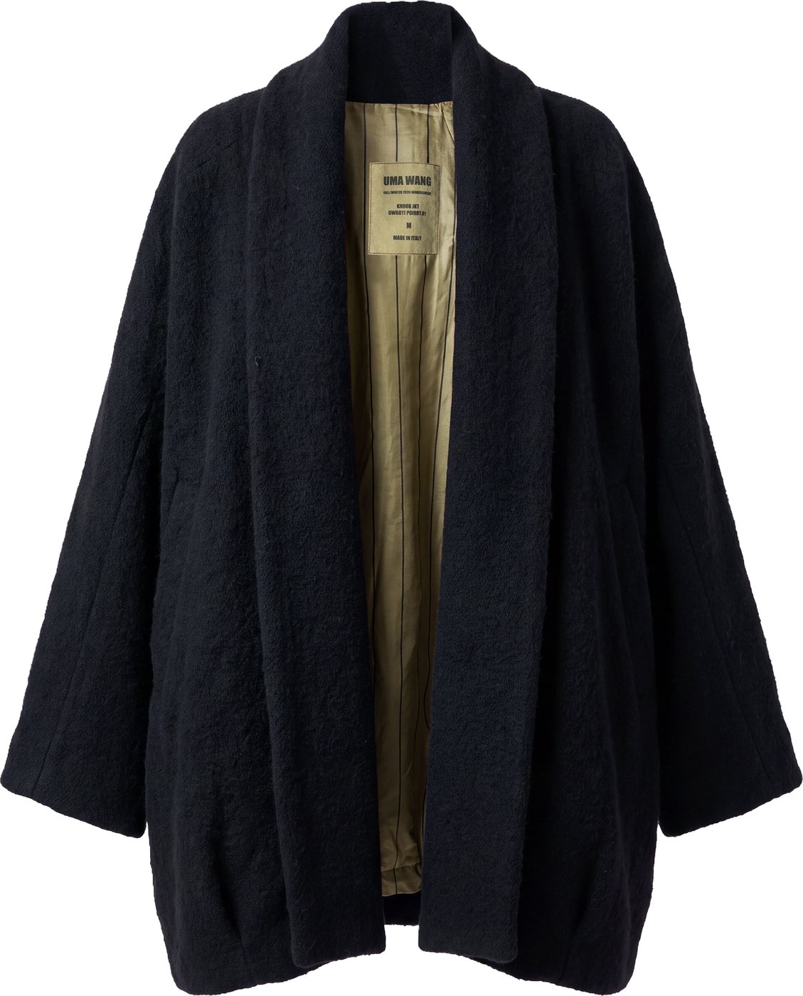 Kimono in wool and cotton