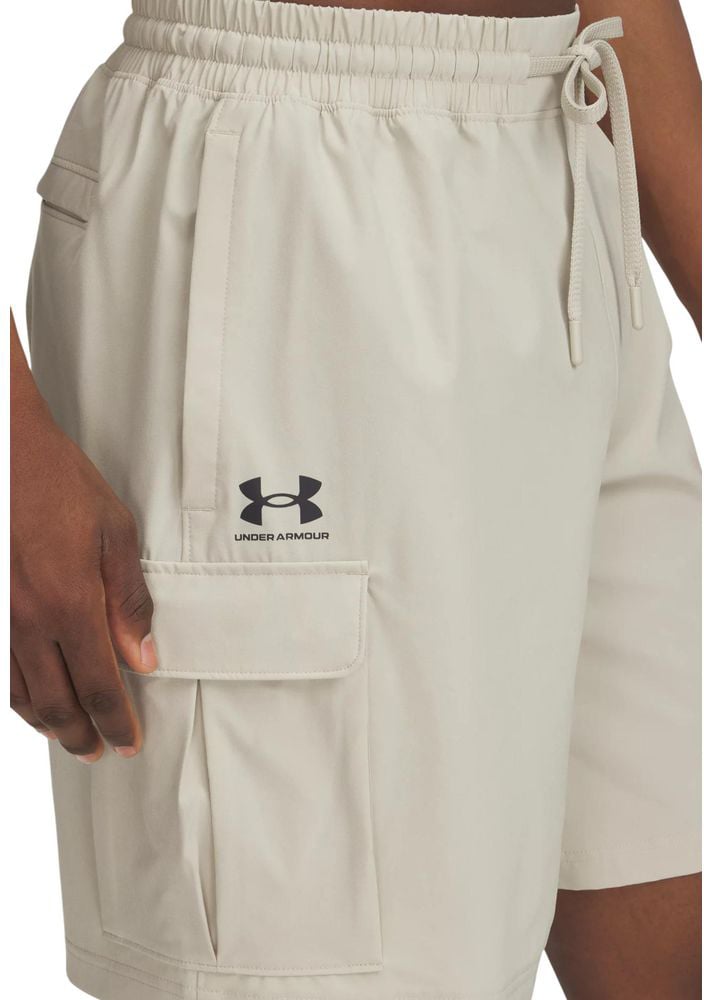 Under Armour Beige Polyester Bermuda Shorts