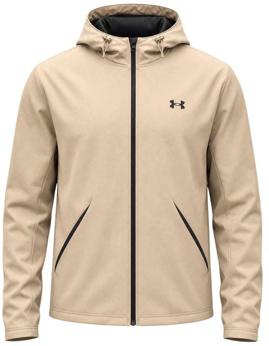 Under Armour Beige Polyester Hoodie