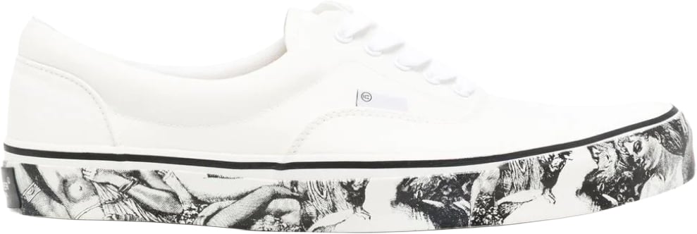 Printed Soles Canvas Sneakers
