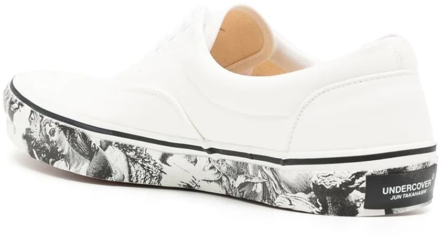 Printed Soles Canvas Sneakers