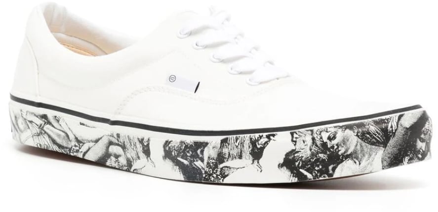Printed Soles Canvas Sneakers