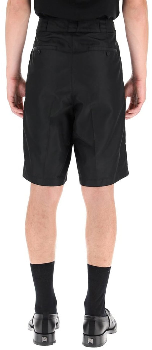 Valentino Flower Embroidery Bermuda Shorts