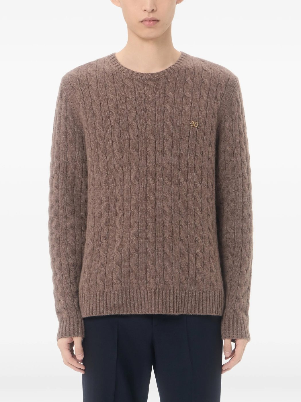Maglia Cable-Knit Cashmere Sweater