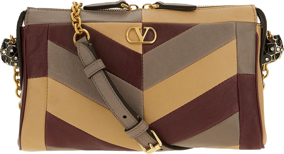Valentino Multicolored leather Panthea shoulder bag