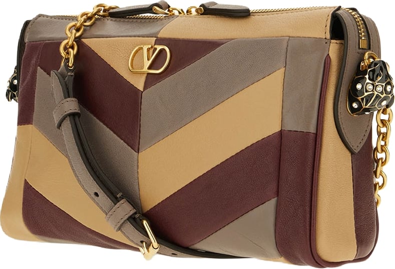 Valentino Multicolored leather Panthea shoulder bag