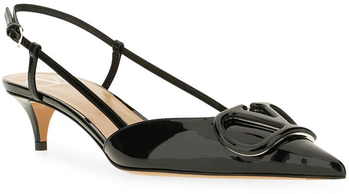 Valentino Black patent leather pumps