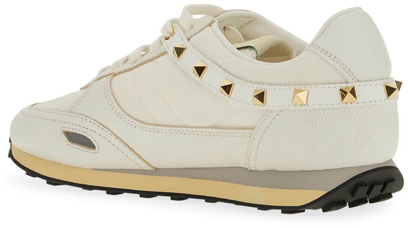 Valentino Suede and nylon Stud Up sneakers