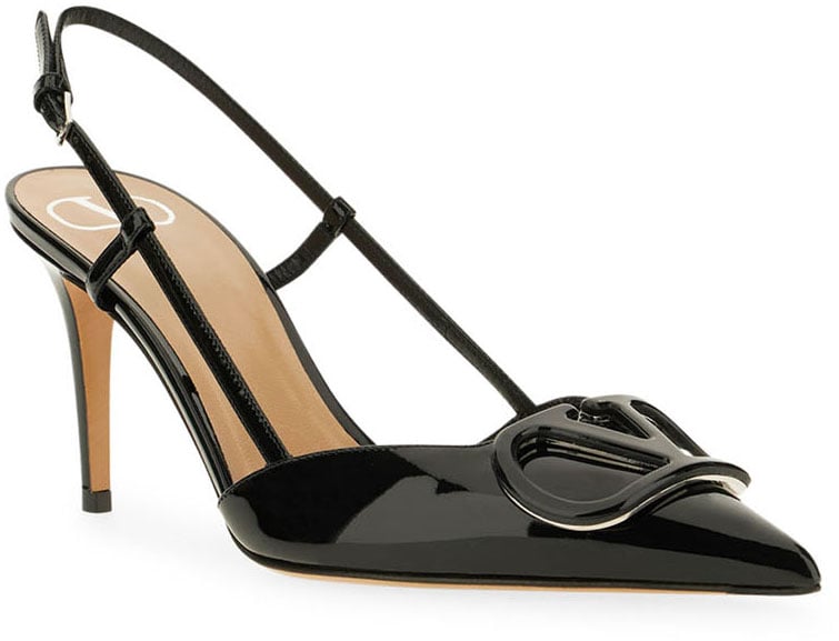 Valentino Black patent leather pumps