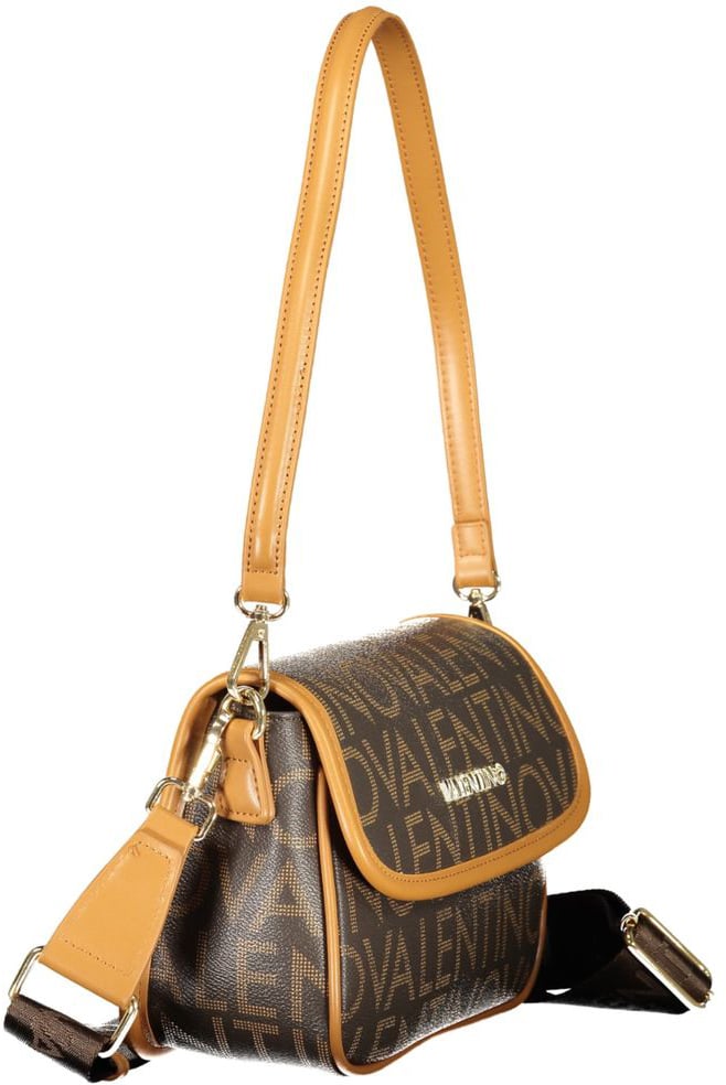 Mario Valentino Brown Polyurethane Women's Bag