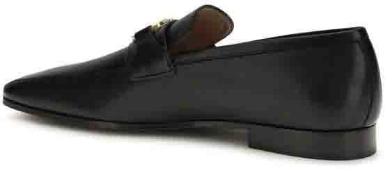 Valentino Garavani Black Goatskin Slip-On Loafers