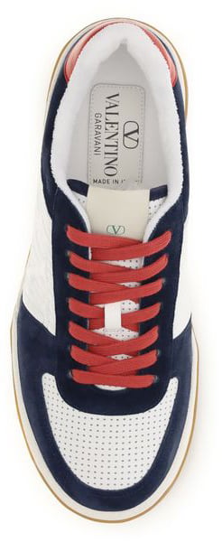 Valentino Garavani Multicolor Calf Leather Bos Taurus Athletic Sneakers