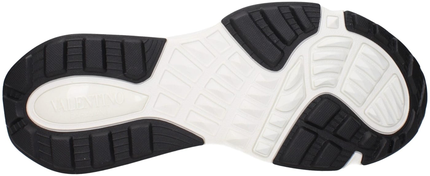 Valentino Garavani Black Fabric Athletic Sneakers