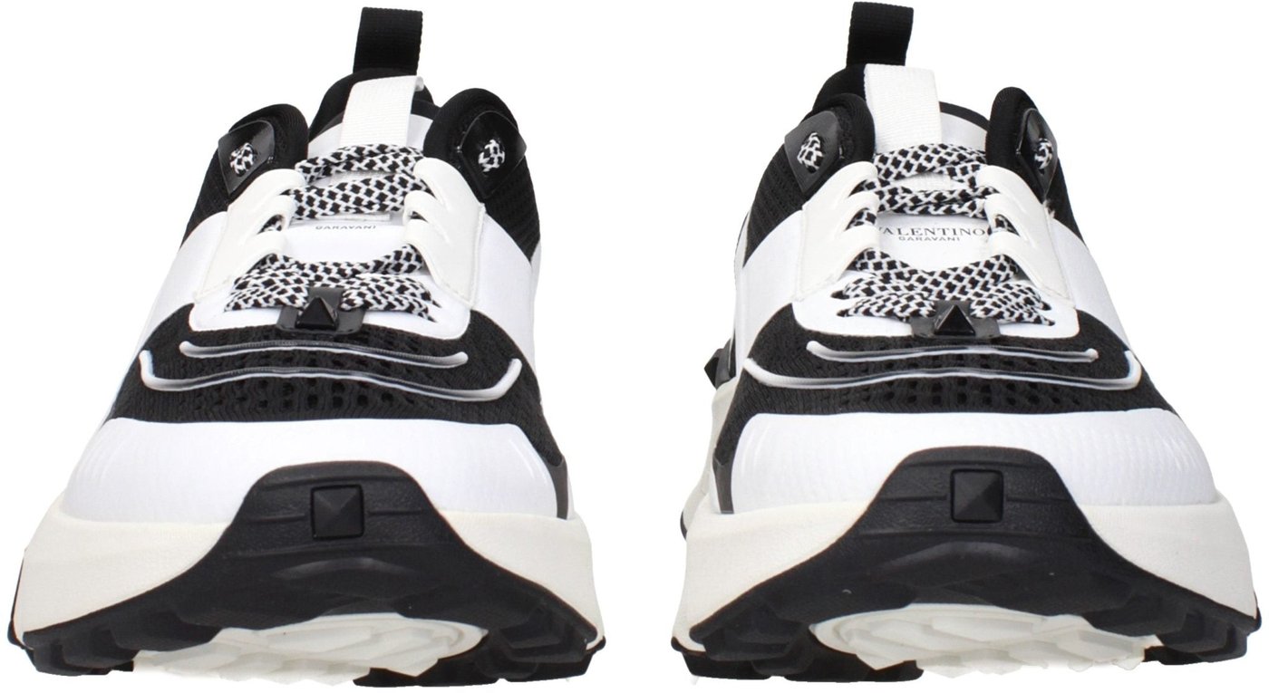 Valentino Garavani Black Fabric Athletic Sneakers