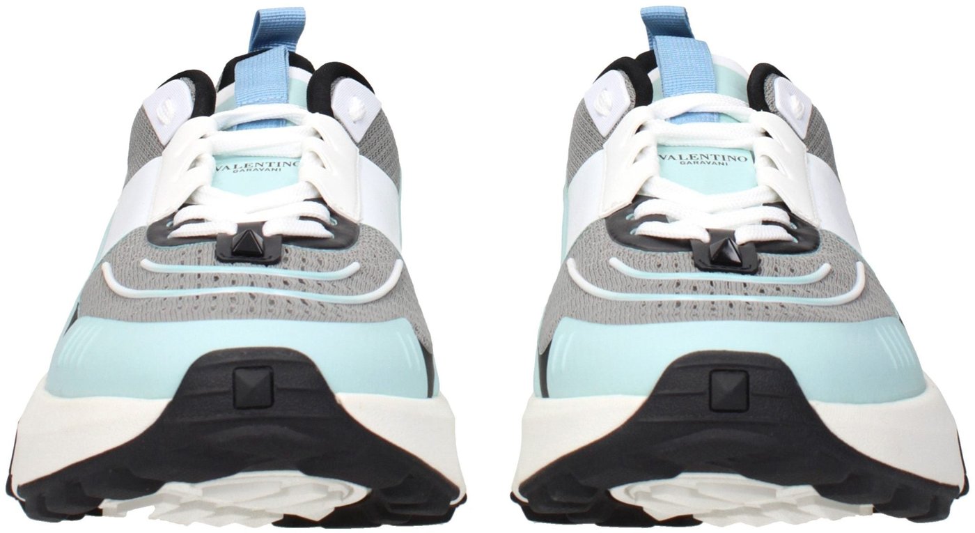 Valentino Garavani Gray Fabric Athletic Sneakers