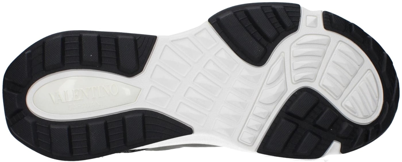 Valentino Garavani Gray Fabric Athletic Sneakers