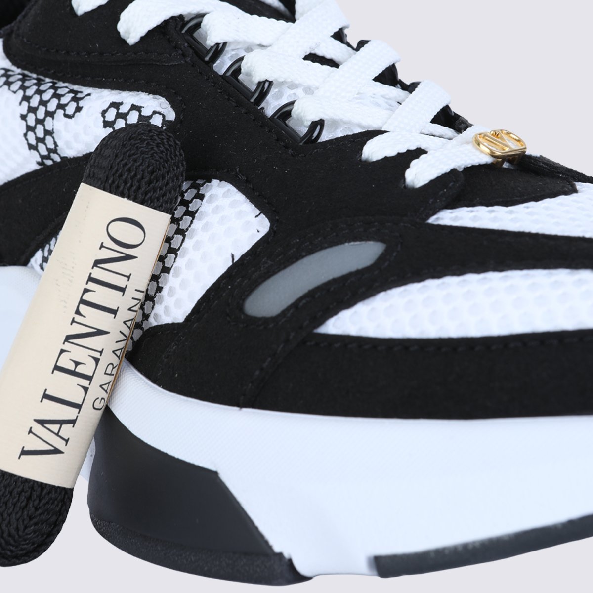 Chunky Sole Sneakers with Honeycomb Design