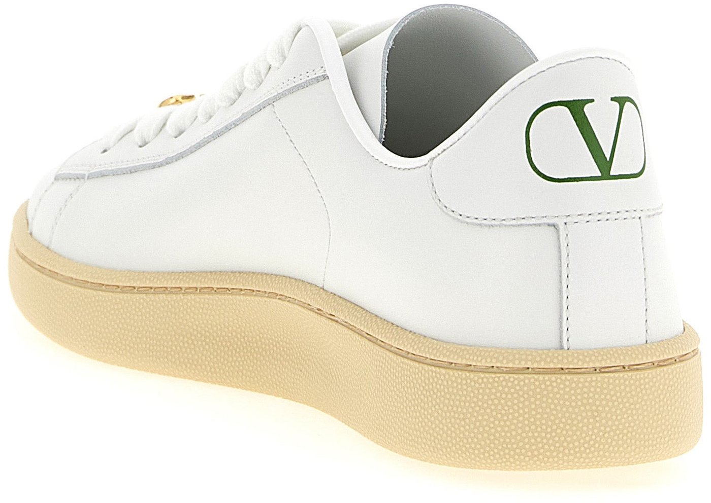 Valentino Garavani White Calfskin Sneakers