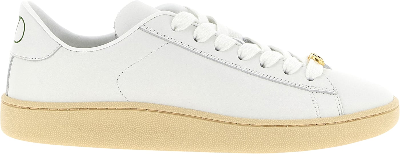 Valentino Garavani White Calfskin Sneakers