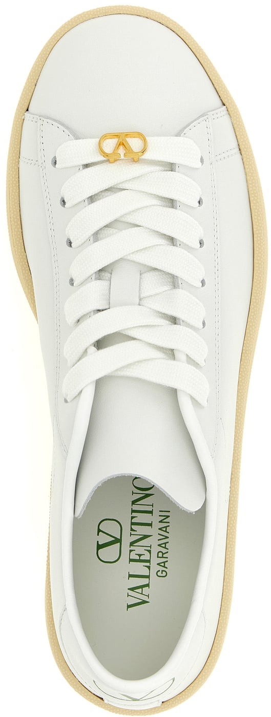 Valentino Garavani White Calfskin Sneakers