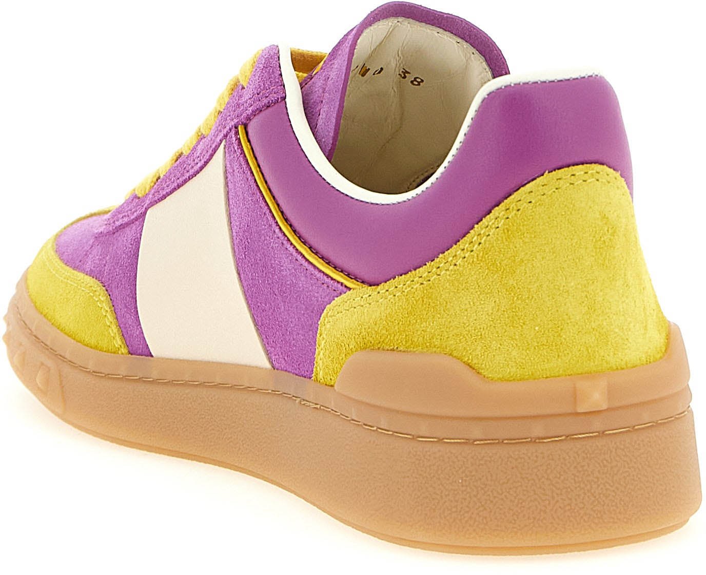 Valentino Garavani Multicolor Calfskin Athletic Sneakers